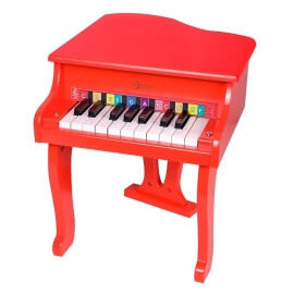 Ξύλινο Πιάνο Σταρ κόκκινο (4018)