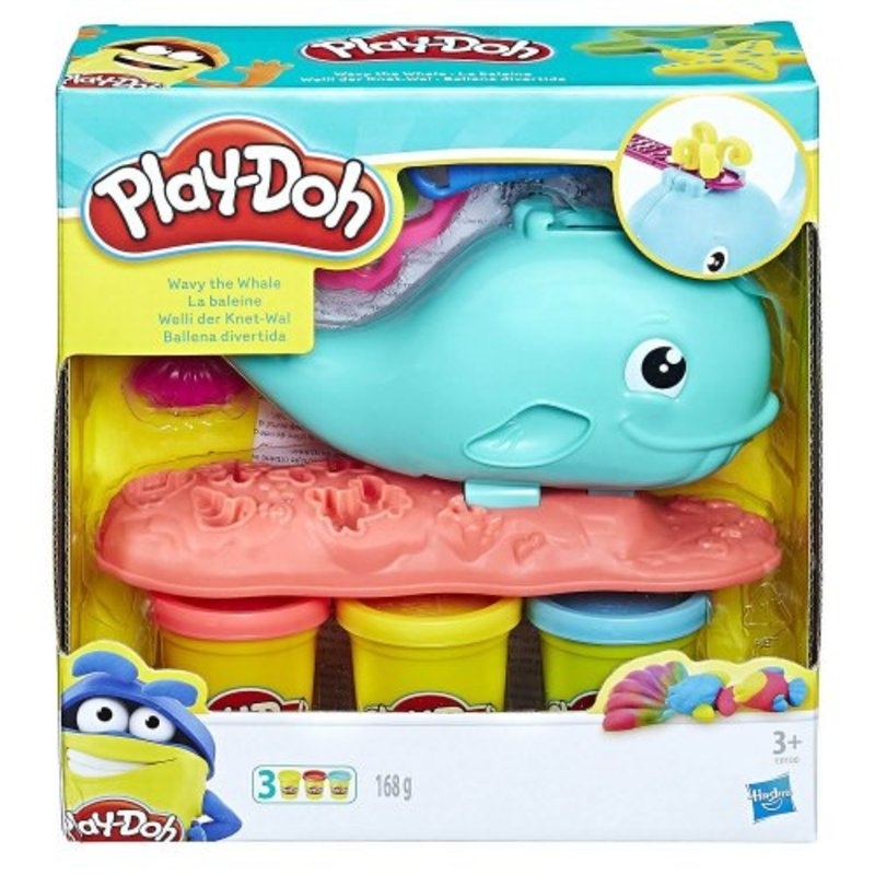 Play-Doh Πλαστελίνη Φαλαινίτσα με 3 Βαζάκια (E0100)Play-Doh Πλαστελίνη Φαλαινίτσα με 3 Βαζάκια (E0100)