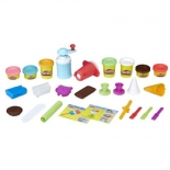 Play-Doh Πλαστελίνη Φτιάξε Παγώτα με 7 Βαζάκια (E0042)