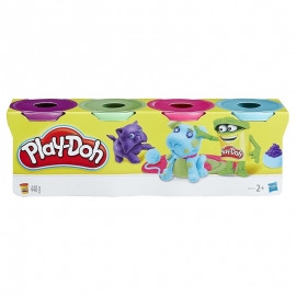Play-Doh Πλαστελίνη Σετ 4 Βαζάκια (B5517-2)