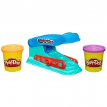 Play-Doh Πλαστελίνη Πρέσσα με 2 Βαζάκια (Β554)