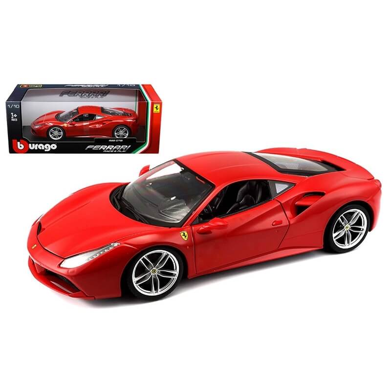 Bburago 1:18 Ferrari 488 GTB κόκκινηBburago 1:18 Ferrari 488 GTB κόκκινη