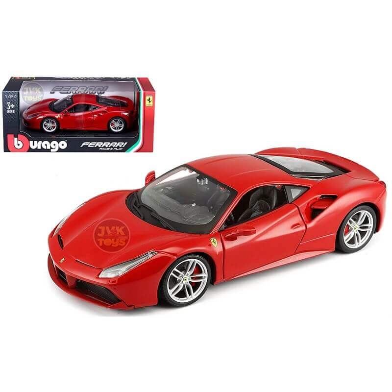 Bburago 1:24 Ferrari 488 GTB κόκκινηBburago 1:24 Ferrari 488 GTB κόκκινη