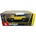 Bburago 1:24 Mini Cooper S κίτρινο