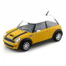 Bburago 1:24 Mini Cooper S κίτρινο