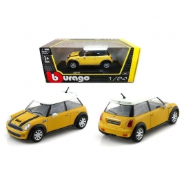 Bburago 1:24 Mini Cooper S κίτρινο