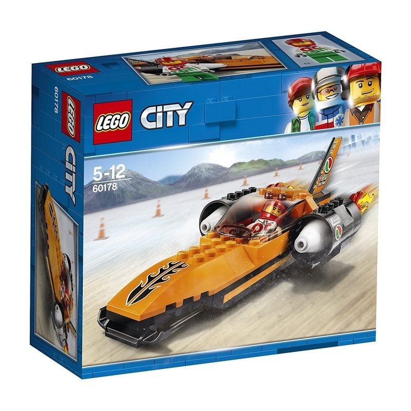 Lego City - Αυτοκίνητο για Ρεκόρ Ταχύτητας (60178)Lego City - Αυτοκίνητο για Ρεκόρ Ταχύτητας (60178)