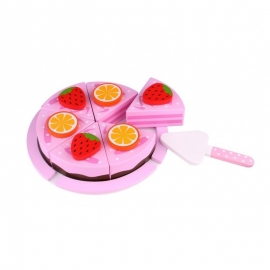 Ξύλινη Τούρτα Φρούτων Tooky Toy (ΤΚ1007)