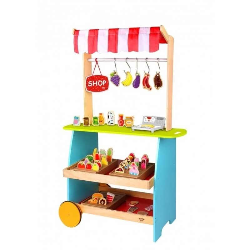 Ξύλινο Παιδικό Παντοπωλείο Tooky Toy (TKC433)Ξύλινο Παιδικό Παντοπωλείο Tooky Toy (TKC433)