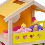 Ξύλινο Σπίτι - Βίλα με Αξεσουάρ και Κουκλάκια Tooky Toy (ΤΚΒ855)