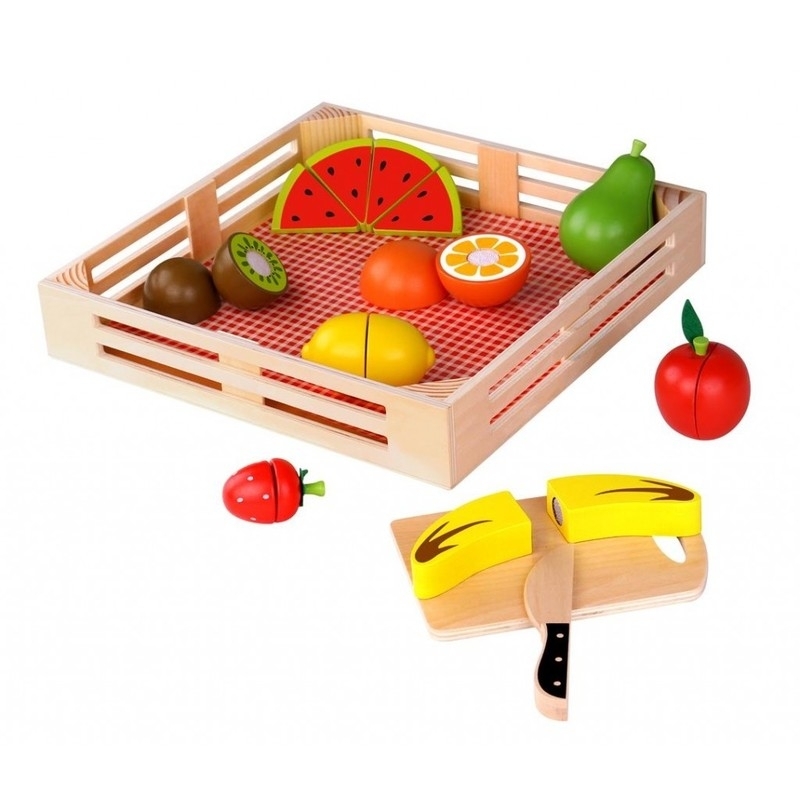 Ξύλινα Φρούτα με Ξύλο Κοπής & Δίσκο Tooky Toy (ΤΚΙ014)Ξύλινα Φρούτα με Ξύλο Κοπής & Δίσκο Tooky Toy (ΤΚΙ014)