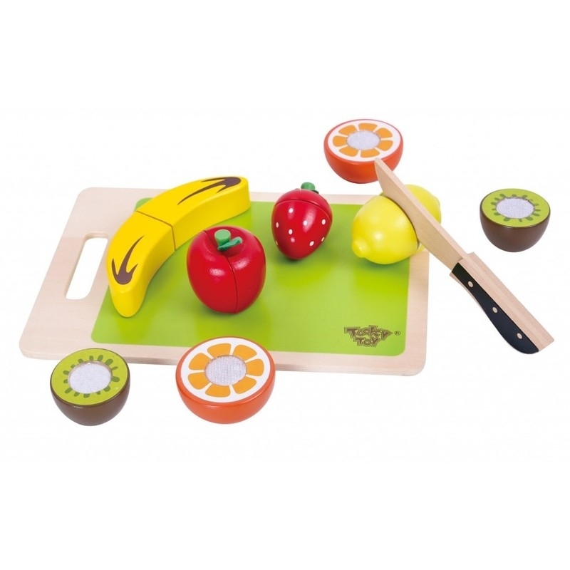 Ξύλινα Φρούτα με Ξύλο Κοπής Tooky Toy (ΤΚΒ602)Ξύλινα Φρούτα με Ξύλο Κοπής Tooky Toy (ΤΚΒ602)
