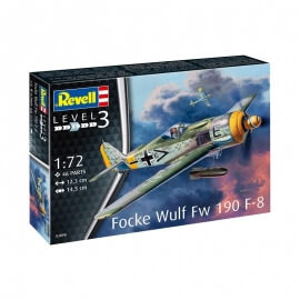 Πολεμικό Αεροπλάνο Focke Wulf Fw190F-8 1/72 σετ δώρου με χρώματα & κόλλα