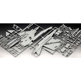 Πολεμικό Αεροπλάνο F-4J Phantom II 1/72 σετ δώρου με χρώματα & κόλλα