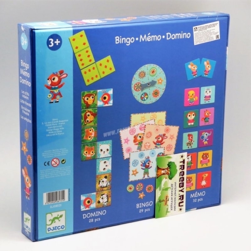 Djeco Bingo Memo Domino (8131) - Εκπαιδευτικά Παιχνίδια - Αγόρι & Κορί