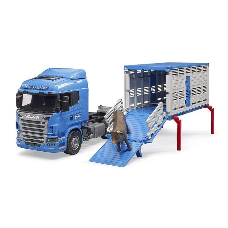 Bruder - Φορτηγό Scania Μεταφοράς Ζώων Bruder - Φορτηγό Scania Μεταφοράς Ζώων