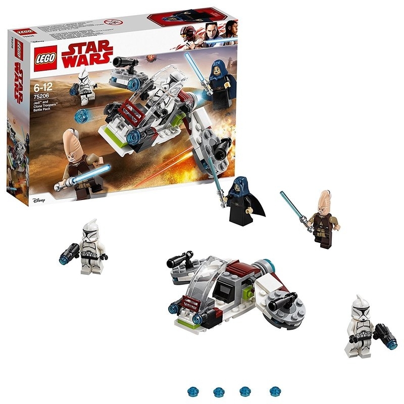 Lego Star Wars - Πακέτο Μάχης Jedi & Clone Troopers (75206)Lego Star Wars - Πακέτο Μάχης Jedi & Clone Troopers (75206)