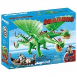 Playmobil Dragons - Πέτρας και Δικέφαλος Δράκος (9458)