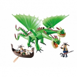 Playmobil Dragons - Πέτρας και Δικέφαλος Δράκος (9458)