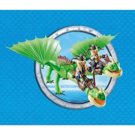 Playmobil Dragons - Πέτρας και Δικέφαλος Δράκος (9458)