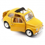 Bburago 1:24 Fiat 500L (1968) κίτρινο