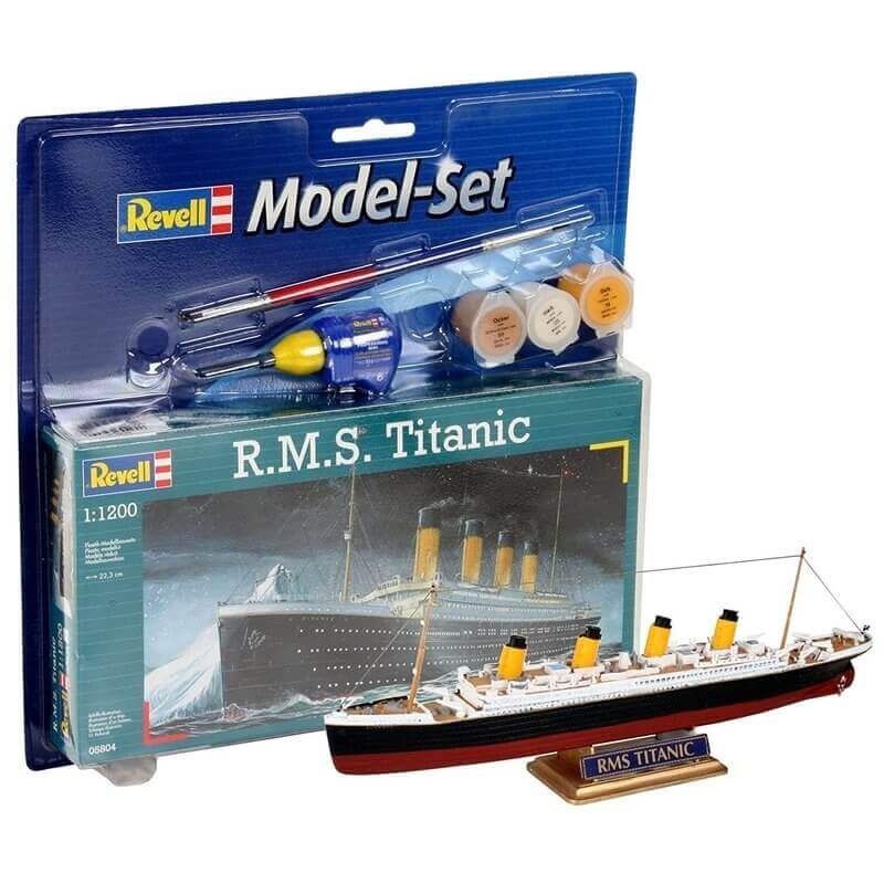 Τιτανικός - R.M.S Titanic 1/1200 σετ δώρου με χρώματα και κόλλα - Revell (65804)Τιτανικός - R.M.S Titanic 1/1200 σετ δώρου με χρώματα και κόλλα - Revell (65804)