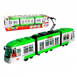 Τραμ με κίνηση, φώτα και ήχους πράσινο