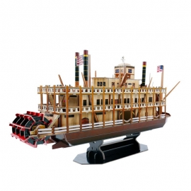 3D Παζλ - Mississippi Steamboat 142 τεμ.