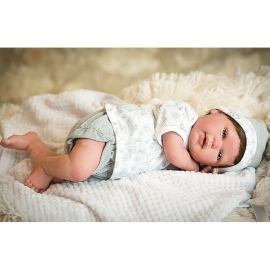 Μωρό Reborn Munecas Arias Mies Γκρι 45εκ.