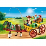 Playmobil Άμαξα με Οδηγό και Παιδάκια (6932)