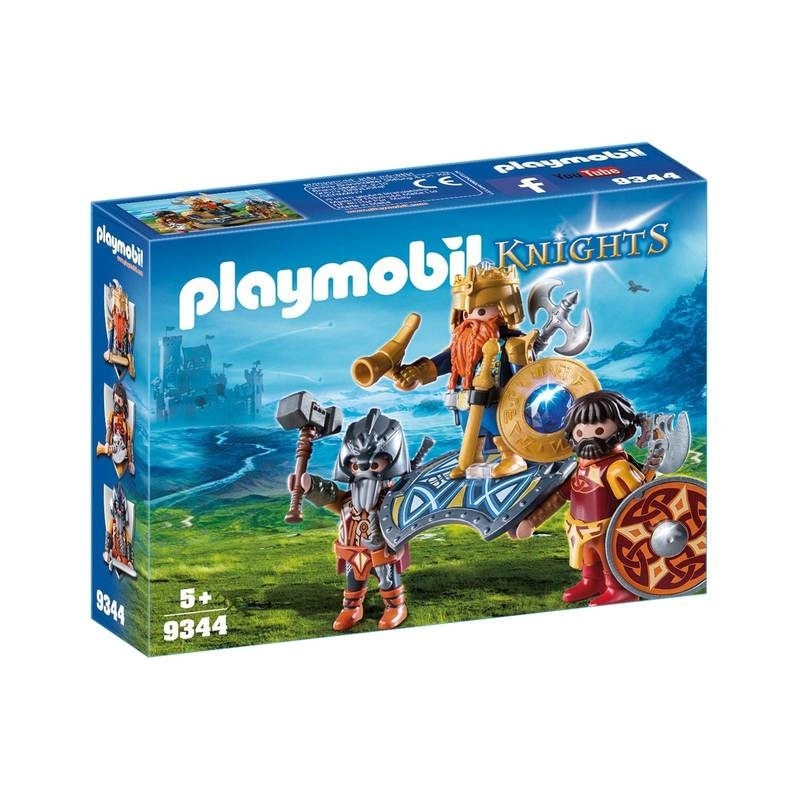 Playmobil Οι Νάνοι Επιτίθενται - Βασιλιάς των Νάνων με Δυο Φρουρούς (9344)Playmobil Οι Νάνοι Επιτίθενται - Βασιλιάς των Νάνων με Δυο Φρουρούς (9344)