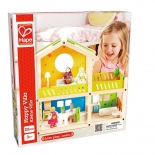 Εξοχικό Κουκλόσπιτο με Έπιπλα και Κουκλάκια Hape