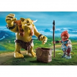 Playmobil Οι Νάνοι Επιτίθενται - Γιγαντιαίο Τρολ με Νάνο Πολεμιστή (9343)