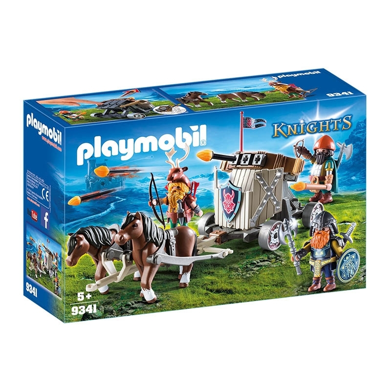 Playmobil Οι Νάνοι Επιτίθενται - Βαλίστρα με Κάρο Αλόγων (9341)Playmobil Οι Νάνοι Επιτίθενται - Βαλίστρα με Κάρο Αλόγων (9341)