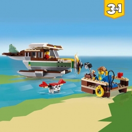 Lego Creator - Πλωτό Σπίτι στο Ποτάμι (31093)
