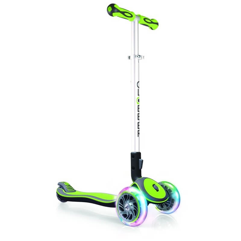 Πατίνι Globber Scooter Elite lime green με τροχούς LEDΠατίνι Globber Scooter Elite lime green με τροχούς LED