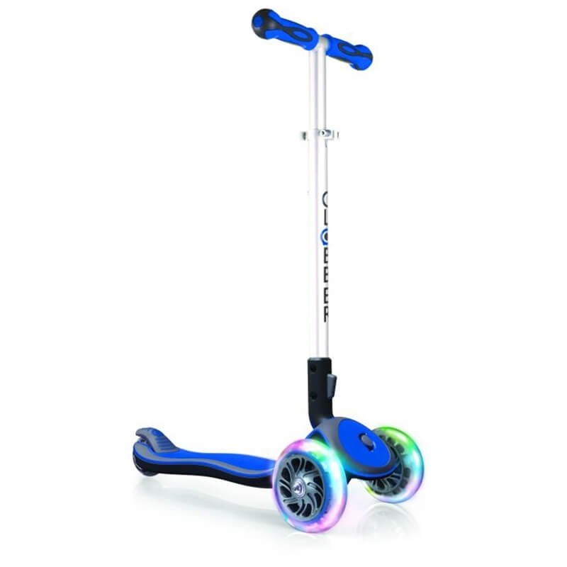 Πατίνι Globber Scooter Elite navy blue με τροχούς LEDΠατίνι Globber Scooter Elite navy blue με τροχούς LED