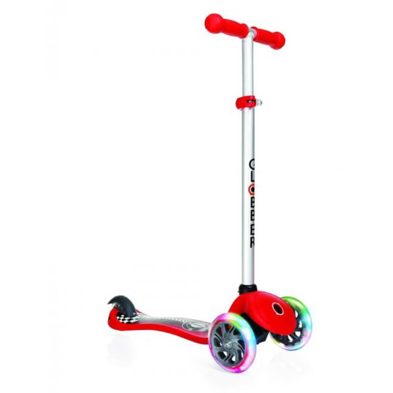 Πατίνι Globber Scooter Primo Fantasy red με τροχούς LEDΠατίνι Globber Scooter Primo Fantasy red με τροχούς LED