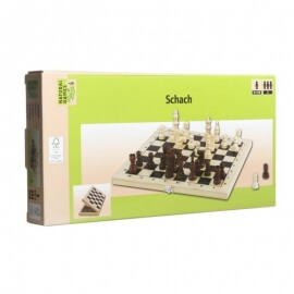Σκάκι με Ξύλινα Πιόνια 29x29 εκ - Natural Games (61203796)