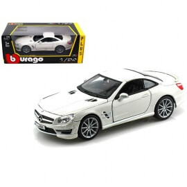 Bburago 1:24 Mercedes Benz SL 65 AMG λευκό