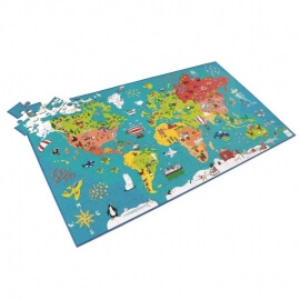 Scratch Παζλ Δαπέδου Παγκόσμιος Χάρτης 150 τεμ.