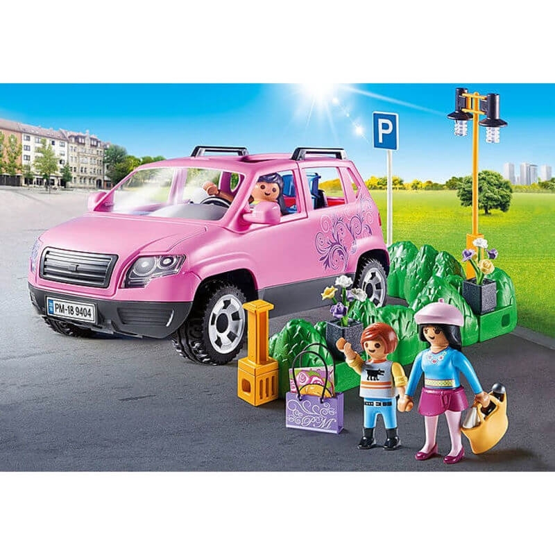 Playmobil Εμπορικό Κέντρο - Οικγενειακό Αμάξι (9404)Playmobil Εμπορικό Κέντρο - Οικγενειακό Αμάξι (9404)