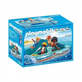 Playmobil Summer Fun - Θαλάσσιο Ποδήλατο με Τσουλήθρα (9424)