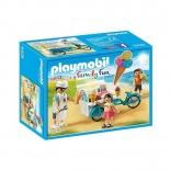 Playmobil Summer Fun - Παγωτατζής με Ποδήλατο ψυγείο (9426)