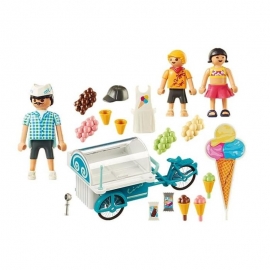 Playmobil Summer Fun - Παγωτατζής με Ποδήλατο ψυγείο (9426)