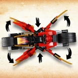 Lego Ninjago - Δίτροχο με Λεπίδες του Κάι & Όχημα χιονιού του Ζέιν(70667)