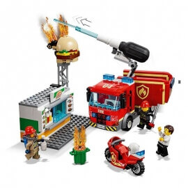 Lego City - Διάσωση απο την Πυρκαγιά στο Μπέργκερ Μπαρ (60214)